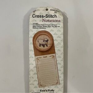 Vintage Cross Stitch Notations Kit Ewe’s Fluffy NOS